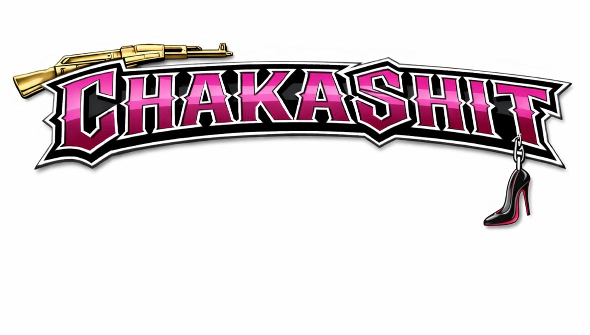 CHAKA SHIT BANNER PINK RED BOTTOM